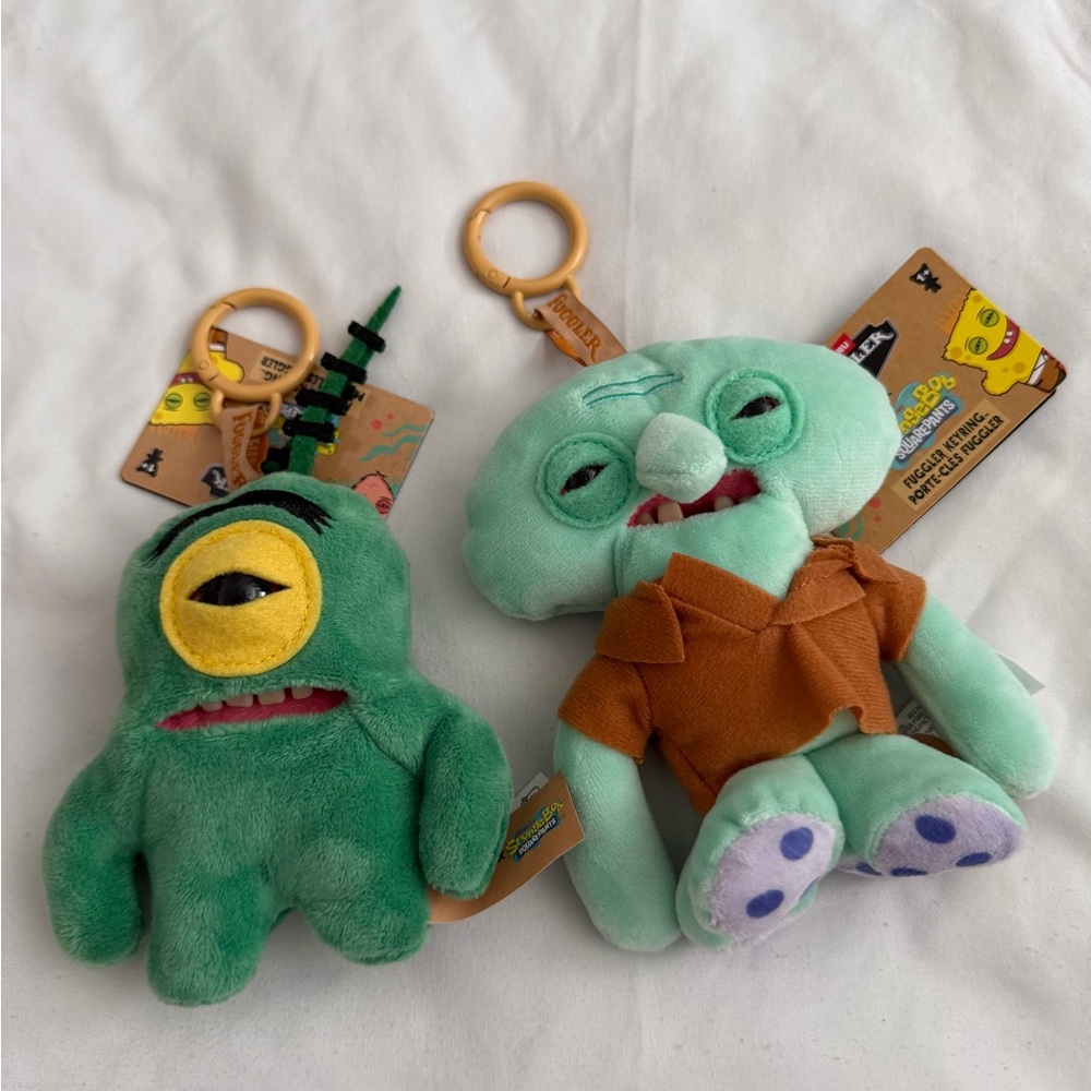 Fuggler Spongebob Set of 2 *Squidward, Plankton